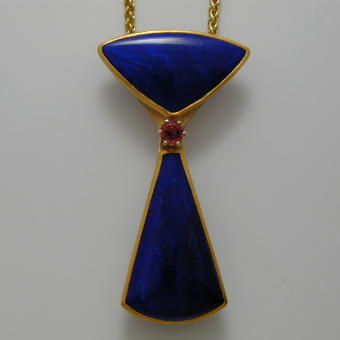 Lapis & Sapphire Pendulum
